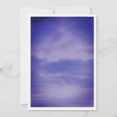 Invitation Cloud Neuf garçons d'anniversaire filles 9e Blue A (Dos)