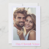 Invitation Cloud Neuf Mariage Pastel moderne (Dos)