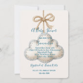 Invitation Cloud Nine Baby Shower (Devant)