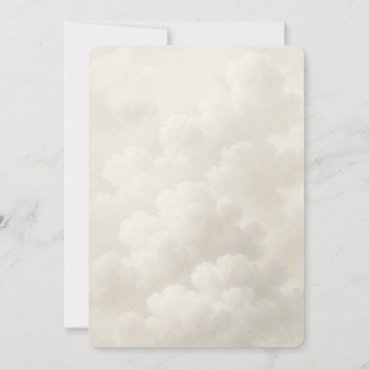 Invitation Cloud Nine White Clouds Bridal Shower (Dos)