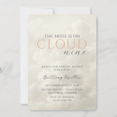 Invitation Cloud Nine White Clouds Bridal Shower (Devant)