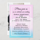 Invitation Cloud Wedding Wedding Invite (Devant / Derrière)