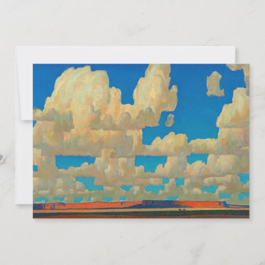 Invitation Cloud World par Maynard Dixon (Devant)