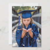 Invitation Clouds Stars Castle Kindergarten Graduation Photo (Dos)