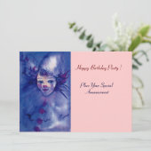 INVITATION CLOWN DANS PURPLE (Debout devant)