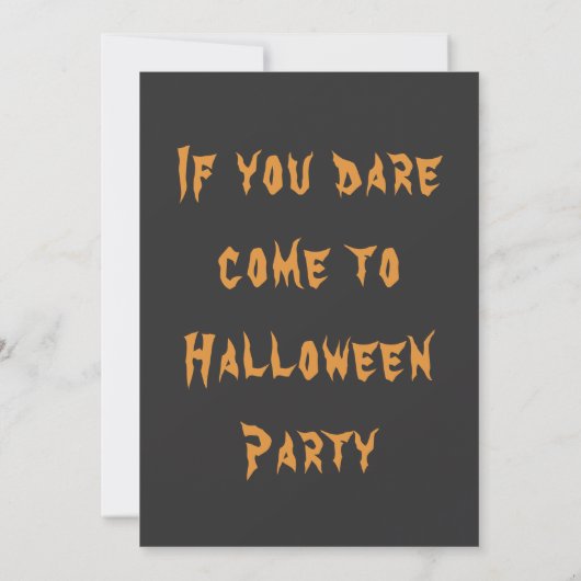 Invitation Clown déplaisant (Dos)