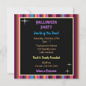 Invitation Clown effrayant avec Jack O' Lantern Halloween (Dos)