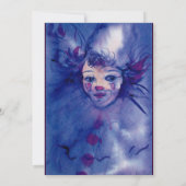 INVITATION CLOWN EN VIOLET (Dos)