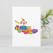 Invitation Clown In A Box (Debout devant)