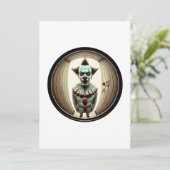 Invitation Clown intense qui s'avance à travers la porte | Fi (Debout devant)