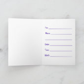 Invitation Clown souriant Peinture de cheveux rouges fête d'a (Intérieur)