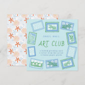 Invitation club d'art postal (Devant / Derrière)