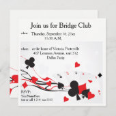 Invitation Club de bridge (Devant / Derrière)