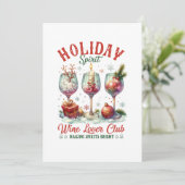 Invitation Club de l'amateur de vin de Noël (Debout devant)