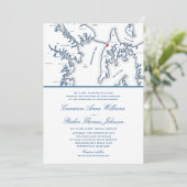 Invitation Club de plage officiel de Chesapeake Bay Mariage b (Debout devant)
