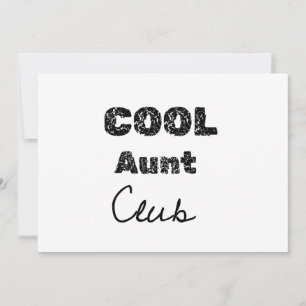Invitation club de tante cool