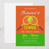 Invitation Club de Tennis Country (Devant / Derrière)