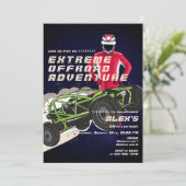 Invitation Club de voiture de sport extrême d'aventure tout-t (Debout devant)