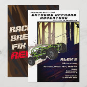 Invitation Club de voiture de sport extrême VTT VTT Adventure (Devant / Derrière)