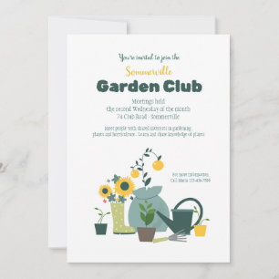 Invitation Club Jardin