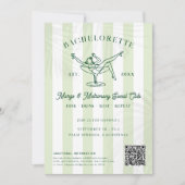 Invitation Club social Margarita | Fin de semaine de bachelor (Devant)