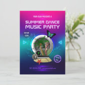 Invitation Club Summer Dance Musique (Debout devant)