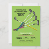 Invitation Clubs de Golf (Devant)