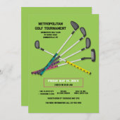 Invitation Clubs de Golf (Devant / Derrière)