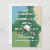 Invitation Clubs Golf Course Themed Retirement Par-tee (Devant)