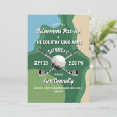 Invitation Clubs Golf Course Themed Retirement Par-tee (Debout devant)