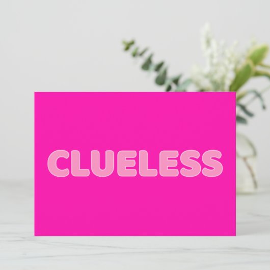 Invitation Clueless I (Debout devant)