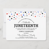 Invitation Cluster d'étoiles | JunetDix Fête BRB In (Devant)