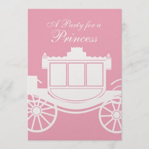 Invitation Coach Royal / fête d'anniversaire