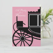 Invitation Coach Royal / fête d'anniversaire (Debout devant)