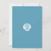 Invitation Coastal Arch Blue White Bridal Shower (Dos)