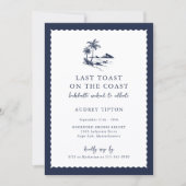 Invitation Coastal Bachelorette Party (Devant)