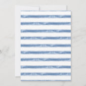 Invitation Coastal Blues Palm Tree Beach Wedding (Dos)