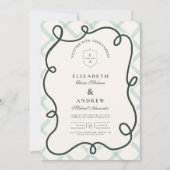 Invitation Coastal Chic Mariage (Devant)