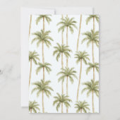 Invitation Coastal Chic Tropical Floral Bridal Shower (Dos)