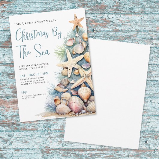 Invitation Coastal Christmas Party