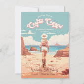 Invitation Coastal Cowgirl Bachelorette Party (Devant)