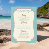 Invitation Coastal Cowgirl Bachelorette Party