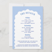 Invitation Coastal Cowgirl Beach Wavy Bachelorette Party (Dos)