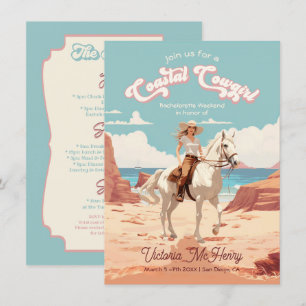 Invitation Coastal Cowgirl Horse Bachelorette