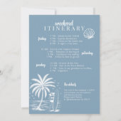 Invitation Coastal Cowgirl plage week-end bachelorette (Dos)