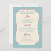 Invitation Coastal Cowgirl Surfboard Bachelorette (Dos)