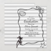 Invitation Coastal Graduation  (Devant / Derrière)