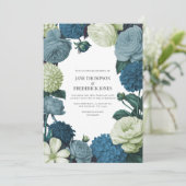 Invitation Coastal Juniper, Tidal Foam & Deep Reef Blue (Debout devant)