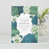 Invitation Coastal Juniper, Tidal Foam & Deep Reef Blue  (Debout devant)