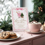 Invitation Coca & Cookies Christmas Party Retro rose Père Noë<br><div class="desc">Invitations vos amis et votre famille pour célébrer la saison des Fêtes avec chaleur et douceur à travers cette délicieuse invitation Cocoa & Cookies par l'arbre de Noël. Conçu avec amour et créativité, l'invitation présente notre aquarelle peinte à la main d'un Père Noël rose vintage, tenant joyeusement une tasse de...</div>